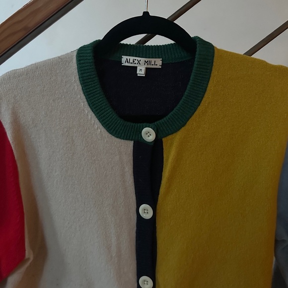 Alex Mill Francis Cardigan 💙💛❤️ - Picture 5 of 6